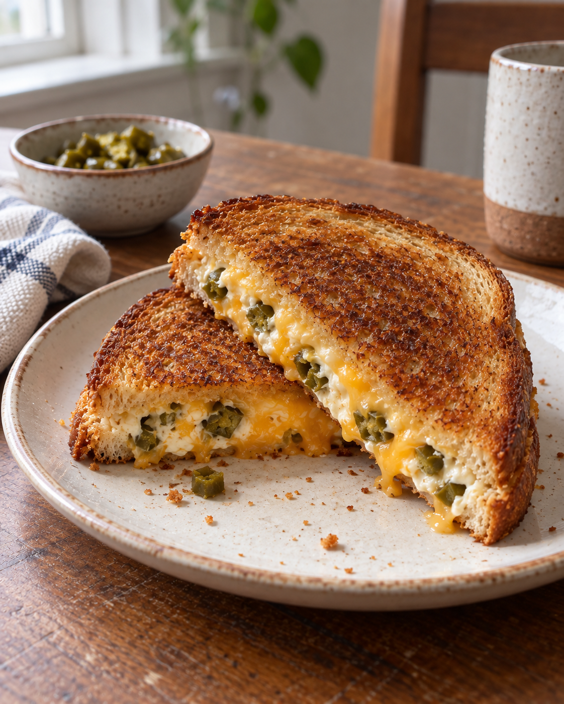Jalapeño Popper Grilled Cheese