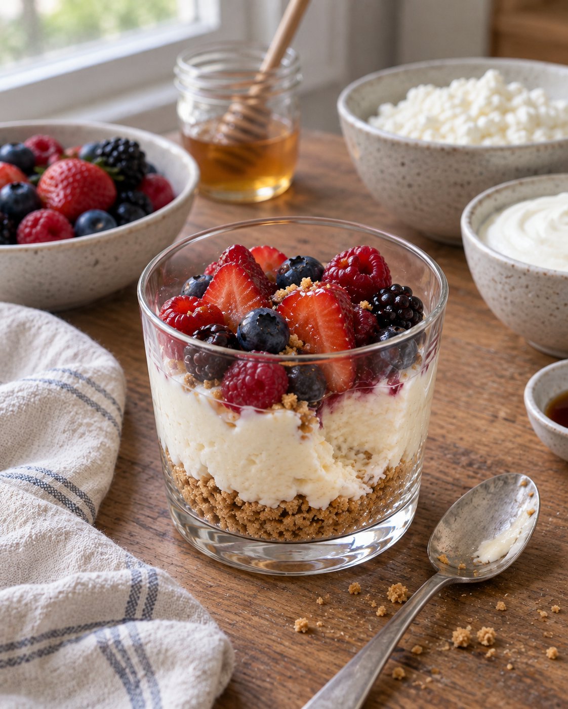 Berry Cheesecake Cups