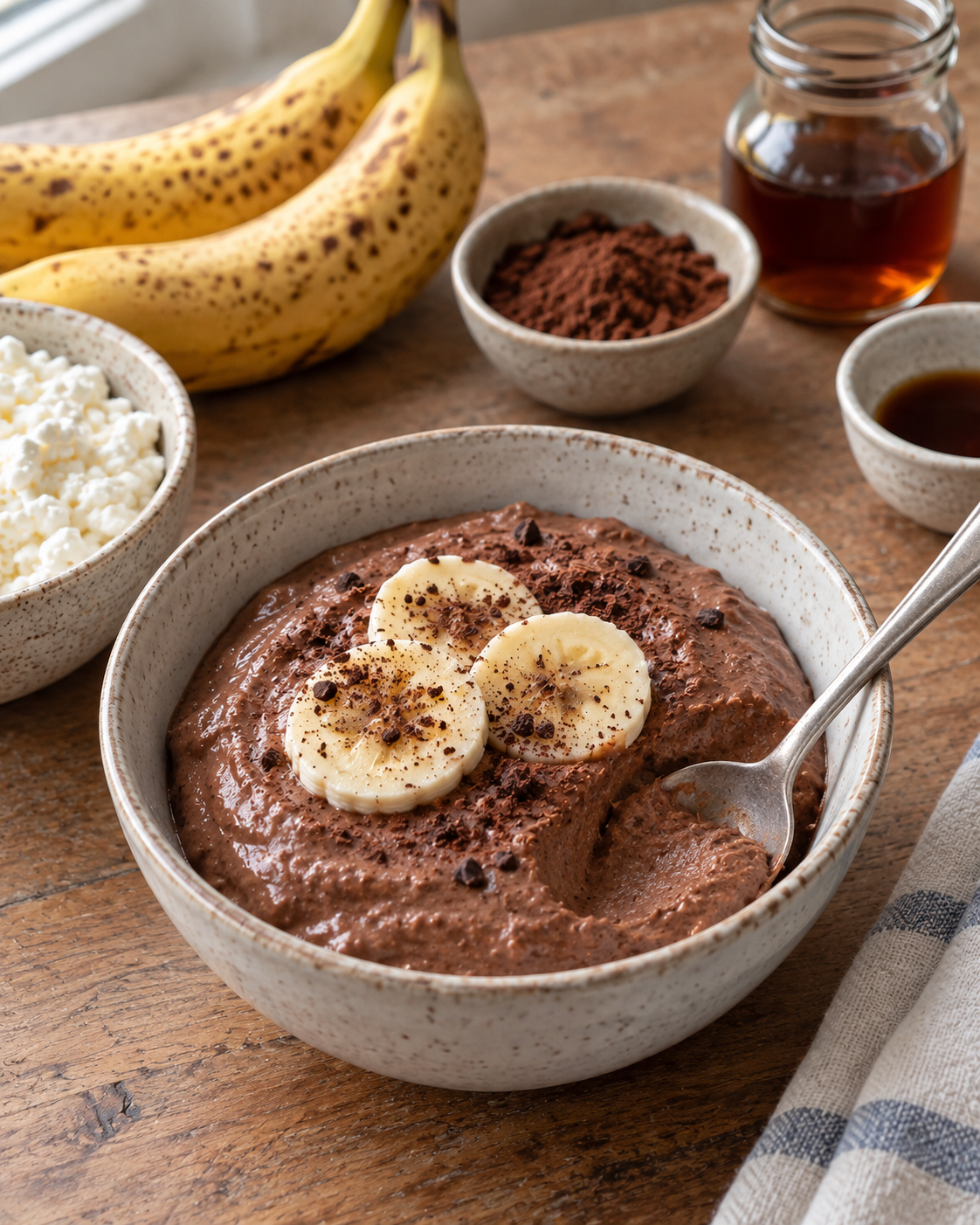 Chocolate Banana Cream Pudding