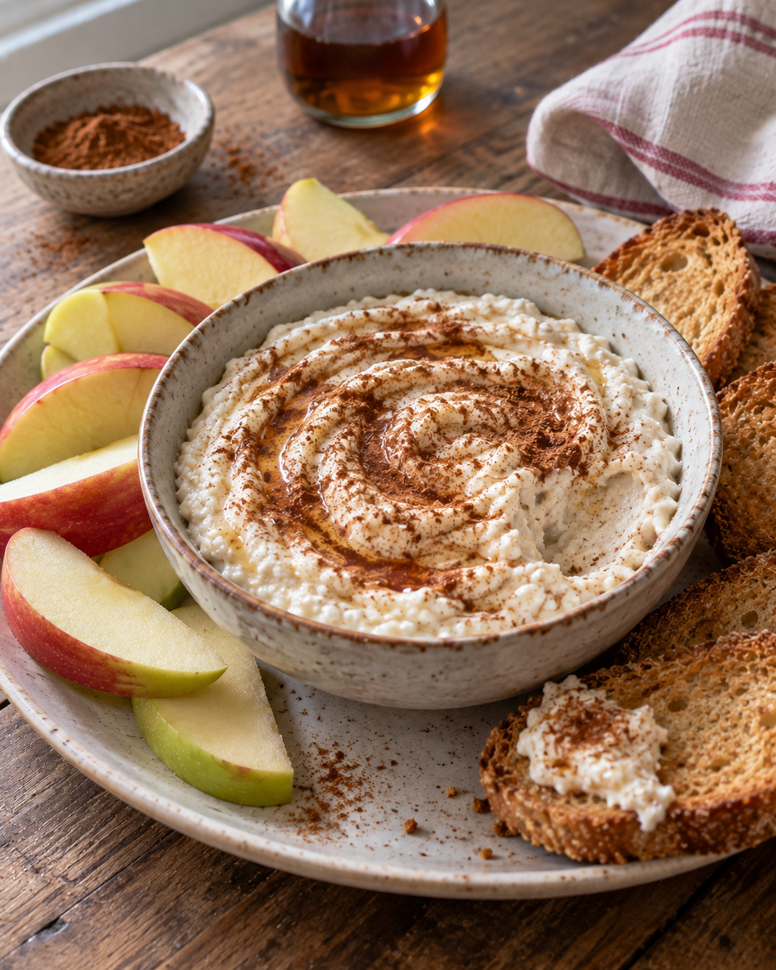 Cinnamon Toast Cheesecake Dip