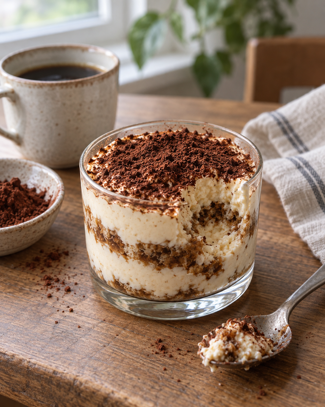 Tiramisu-Inspired Creamy Pots