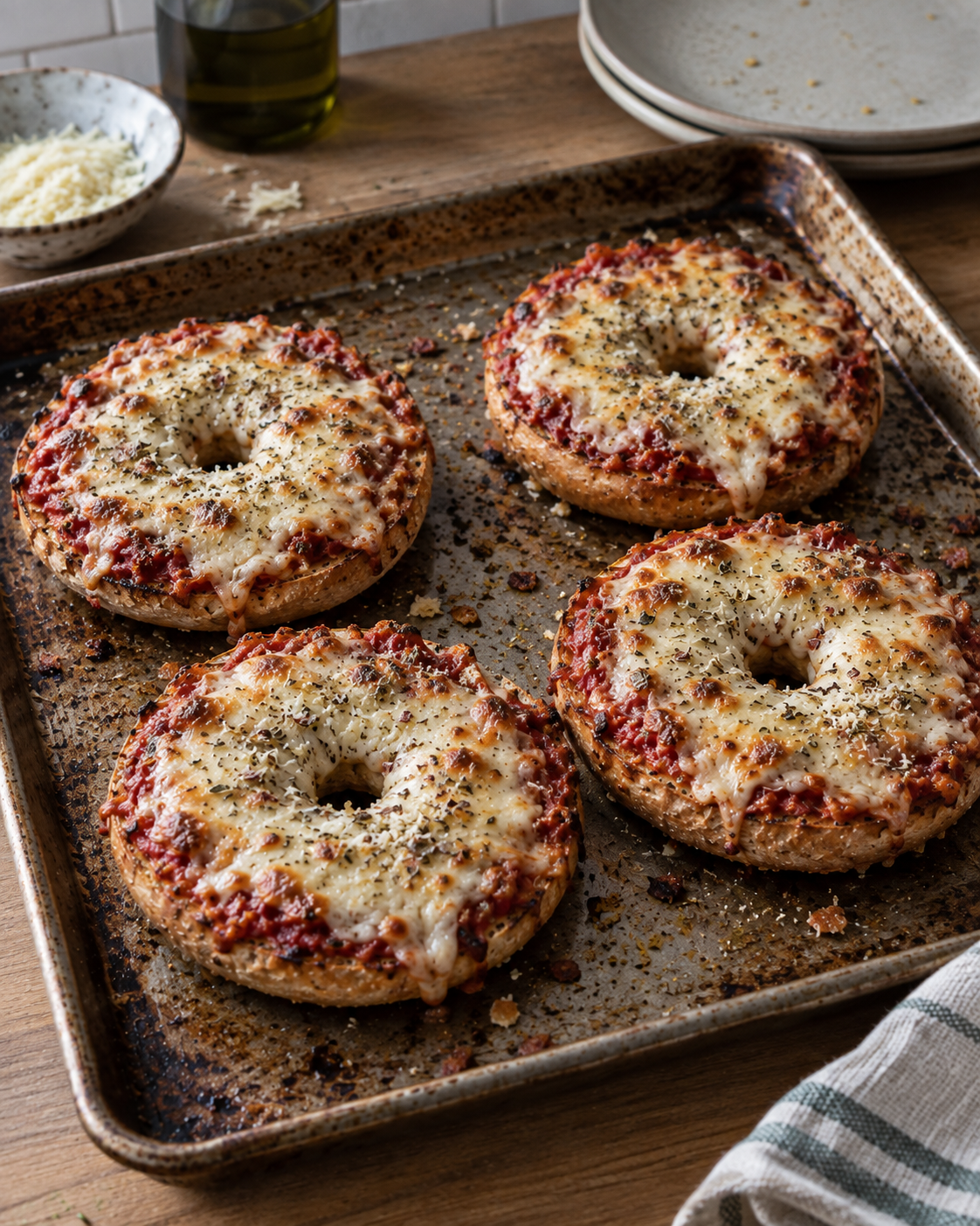 Classic Pizza Bagels