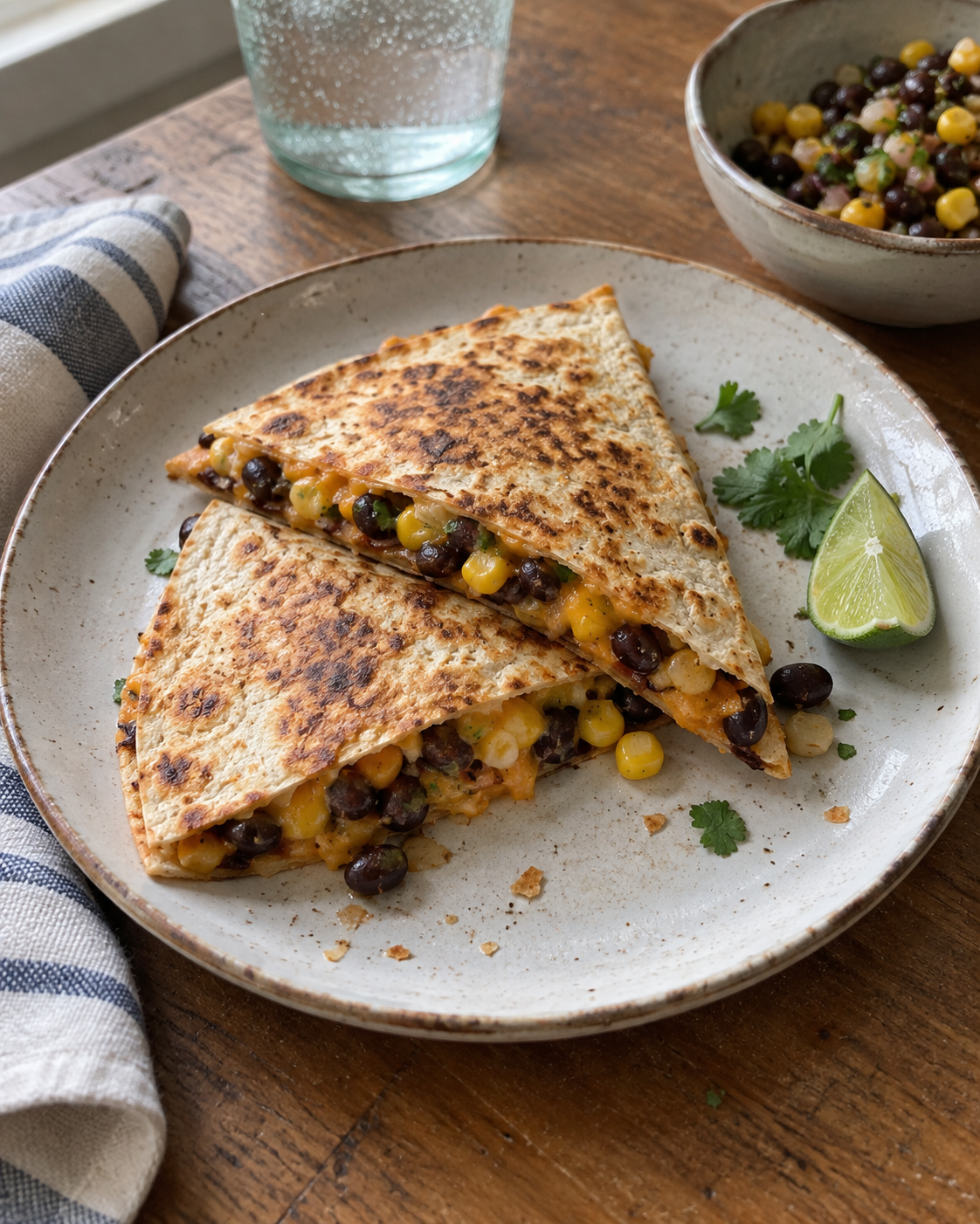 Black Bean & Corn Quesadilla