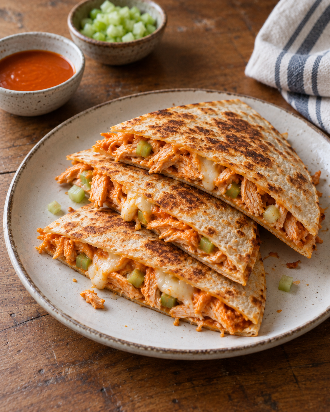 Buffalo Chicken Quesadilla