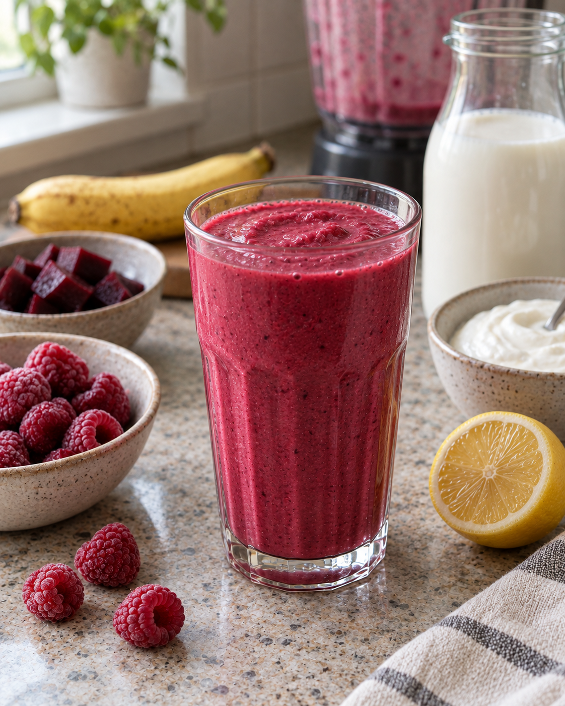 Raspberry Beet Smoothie